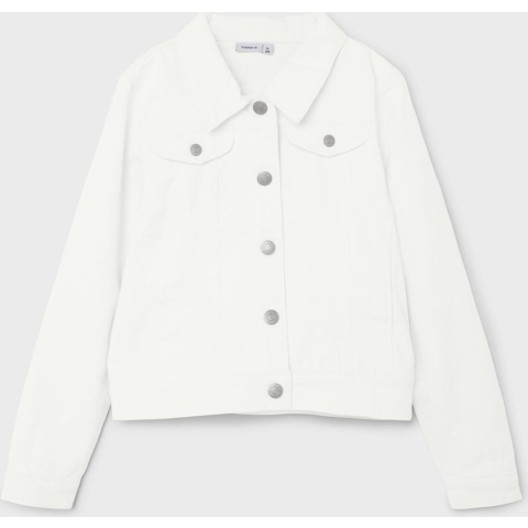 Name It Jas - Noos - NkfReja - Bright White - Name It - 2 jaar (92) - Zomerjas