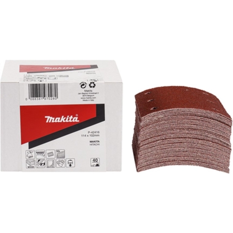 Makita P-42450 Schuurvel K120 114x102 red VE=50