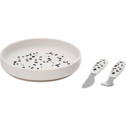 Elodie Details Bestek-Set - Silicone - 3 Onderdelen - Dalmatiër  - Elodie Details - OneSize - Bestek-Set