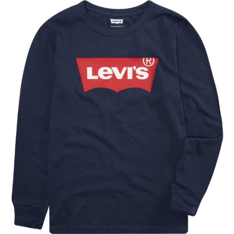Levi's Blouse - Navy m. Logo - Levis - 2 jaar (92) - Blouse