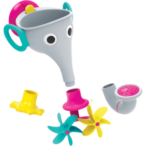 Yookidoo Badspeelgoed - FunEleFun Fill 'N' Sprinkle - Grijs - Yookidoo - OneSize - Badspeelgoed