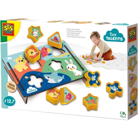 SES Creative Vormensorteerbox - Bord verwisselen - SES Creative - OneSize - Vormensorteerbox