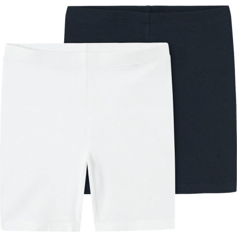 Name It Fietsbroek - Noos - NkfVivian - 2-pack - Dark Sapphire/ - Name It - 3-4 jaar (98-104) - Leggings