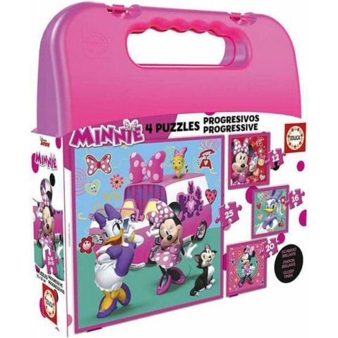 Educa Puzzel - 4 verschillende - Minnie Mouse - Educa - OneSize - Puzzel