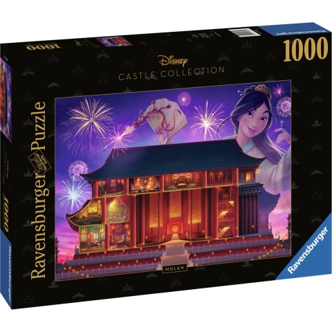 Ravensburger Puzzel - 1000 Bakstenen - Disney Kasteel Mulan - Ravensburger - OneSize - Puzzel
