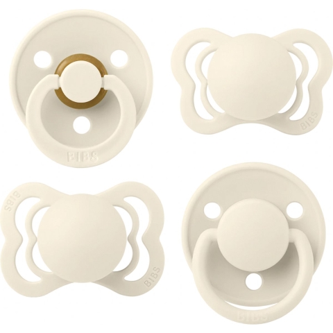 BIBS Spenen - Try-It-collectie - 4-pack - Maat 2 - Ivory - BIBS - 6-18 mnd - Speen
