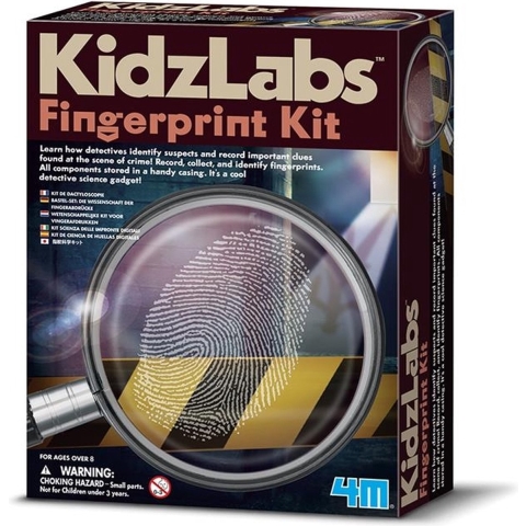 4M - KidzLabs - Vingerafdruk Set - 4M - OneSize - Creatieve Speelset