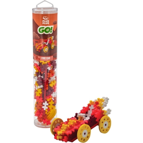 Plus-Plus Ga - 200 st. - Fire Car - Plus-Plus - OneSize - Blokken