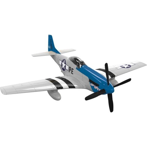 Airfix Set - SNELBOUW - D-Day P-51D Mustang J6046 - 38 Onderdele - Airfix - OneSize - Blokken