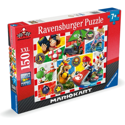 Ravensburger Puzzel - 150 Bakstenen - Mario Kaart - Ravensburger - OneSize - Puzzel