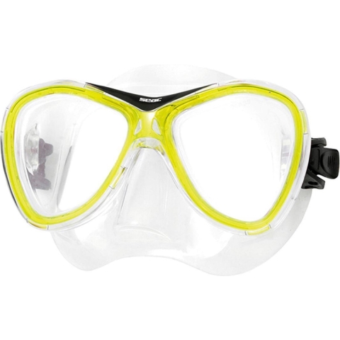 Seac Duikmasker - Capri - Geel - Seac - 8-16 jaar - Duikmasker