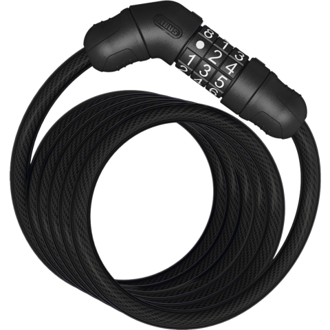 Abus Spiraalslot Star 4508C - 150 cm - Zwart - Abus - OneSize - Veiligheidsapparatuur
