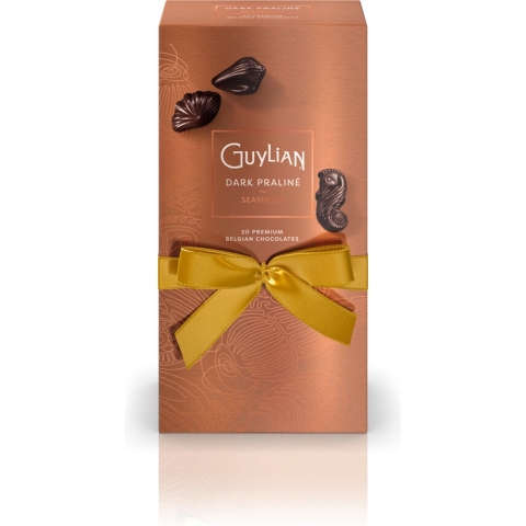 2x Guylian Chocolade Zeevruchten Dark Praline Luxe Giftbox 225 gr