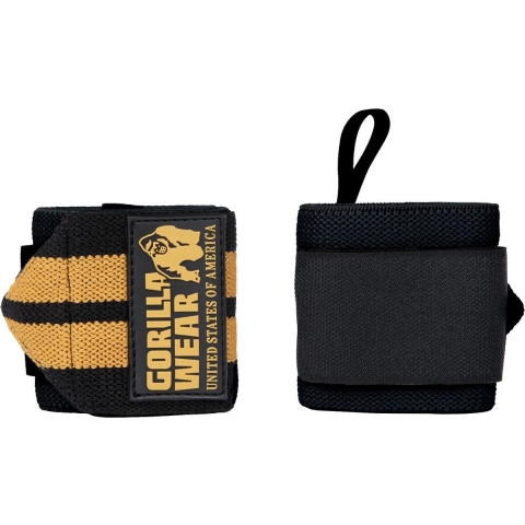 Gorilla Wear Wrist Wraps Pro - Zwart/Goud