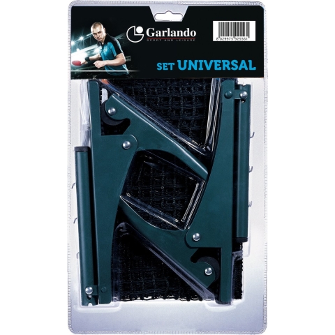 Garlando Universeel Pingpong Net met Clip-on Palen Set