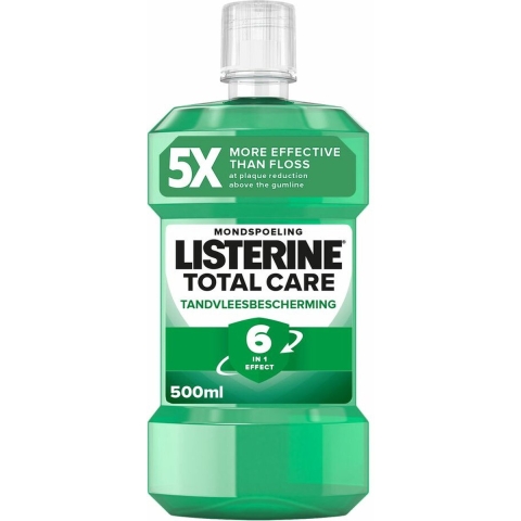 3x Listerine Mondwater Total Care Tandvleesbescherming 500 ml