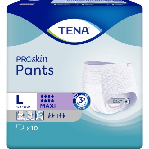 Tena ProSkin Pants Maxi Large | 10 stuks