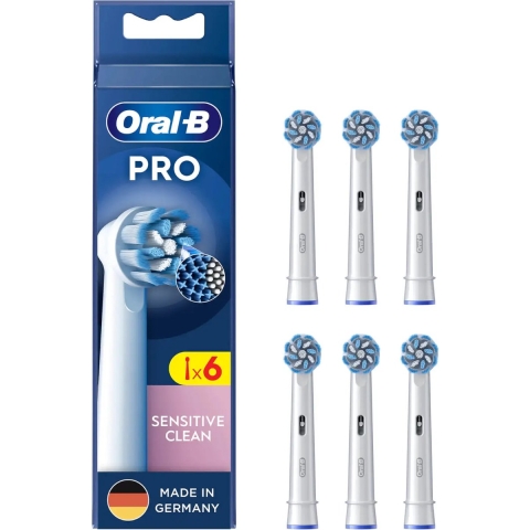Oral-B opzetborstels Pro Sensitive Clean 6 stuks
