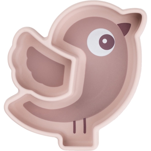 Done by Deer Het snackbord - Silicone - Stick & Stay - Birdee - - Done by Deer - OneSize - Borden