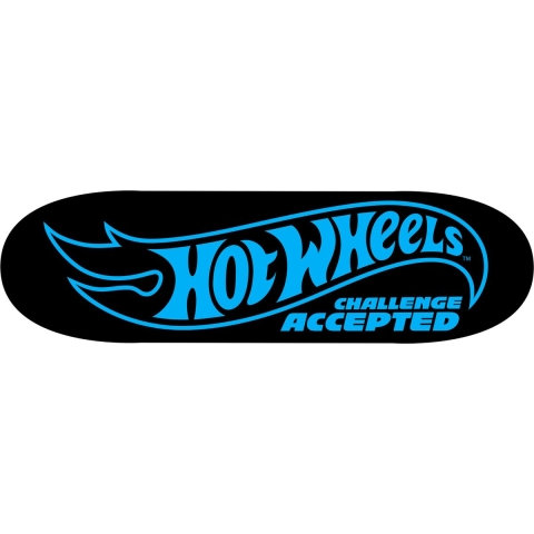 Mattel Hot Wheels Dubbele Kick Skateboard Junior Zwart/Blauw/Rood