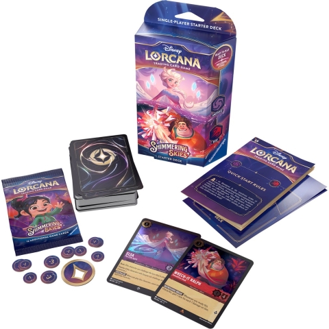 Disney Lorcana - Shimmering Skies Starter Deck - Elsa & Wreck-It Ralph