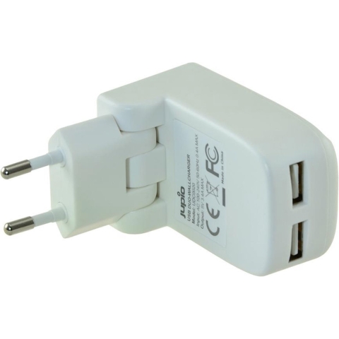 Jupio UDC0020 oplader voor mobiele apparatuur Smartphone, Tablet Wit AC Binnen