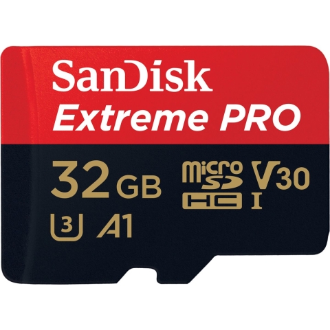 SanDisk microSDXC Extreme PRO 32GB V30 95MB/s + Adapter
