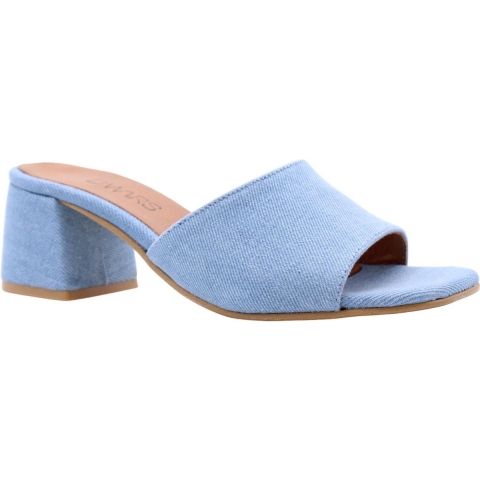 DWRS Label Marbella denim Slippers