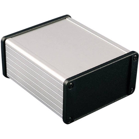 Hammond Electronics 1457N1601BK Universele behuizing 160 x 104 x 54.6 Aluminium Zwart 1 stuk(s)