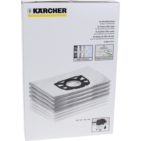 Kärcher Home & Garden 6.904-413.0 Filterzak Set van 4 stuks 1 stuk(s)