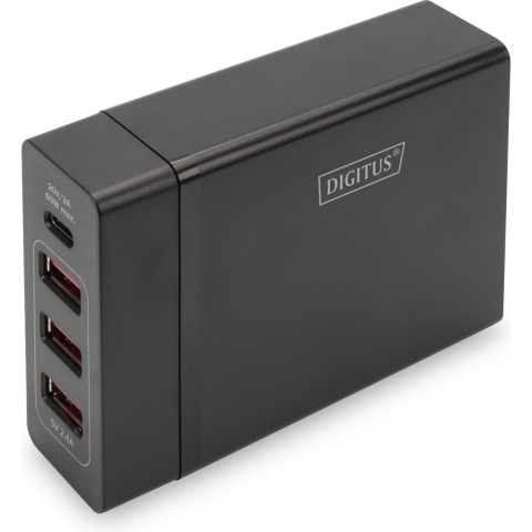 Digitus DA-10195 USB-oplader 72 W 1x USB-C, 3x USB-A USB PD Binnen USB Power Delivery (USB-PD)