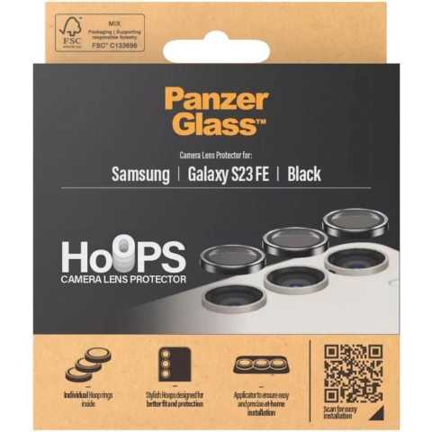 PanzerGlass Hoops Camera Lens Protector 0460 Cameraprotector (glas) Samsung Galaxy S23 FE 1 stuk(s)