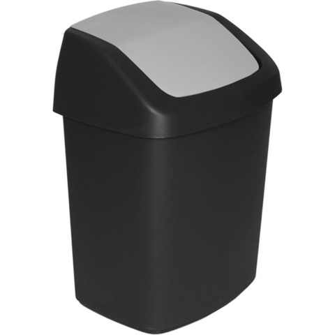 Curver afvalbak swing 25L zwart / licht