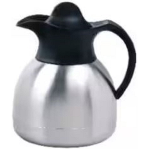 Isoleerkan RVS met gele schroefdop 1L