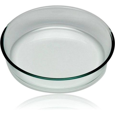 Pyrex bakvorm rond rechte rand 25cm glas