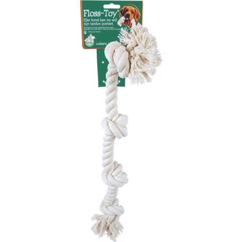 Floss-toy wit 4-knoop - Gebr de boon