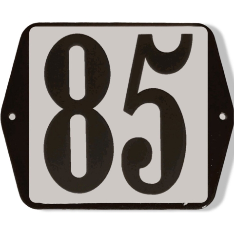 Huisnummer standaard nummer 85 - Warentuin mix