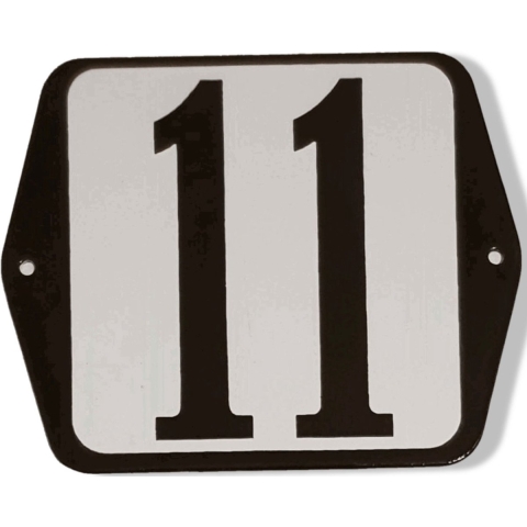 Huisnummer standaard nummer 11 - Warentuin mix