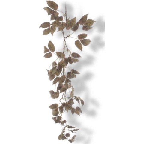 Kunsttak Mountain leaf garland green 122 cm - Buitengewoon de boet
