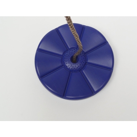 Schommeldisk in kunststof diam. 280x40 mm pp-touw geel - Hermic