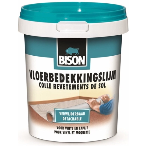 Vloerbedekkingslijm Verwijderbaar Pot 750 g - Bison
