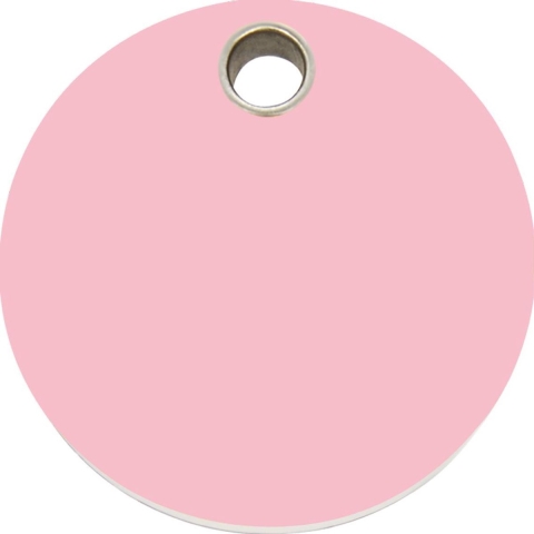 Circle IV plastic dierenpenning large/groot dia. 3,8 cm - Reddingo