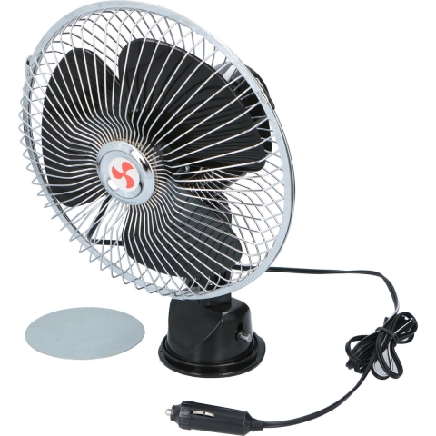 Vrachtwagen ventilator met sterke zuignap 24V -
