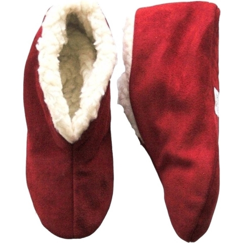Bernardino - Spaanse kinder sloffen - rood - Gevoerd - Suede/wol - De enige echte 33 -