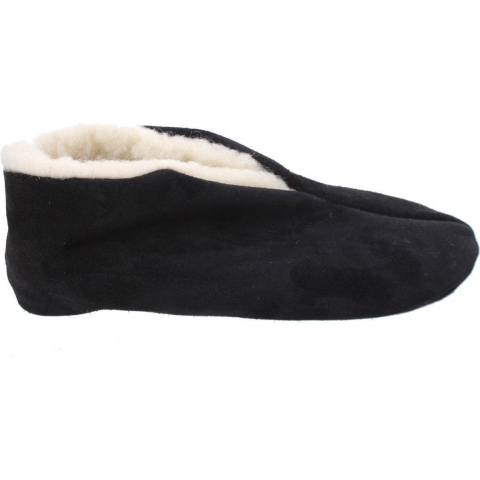 Bernardino Spaanse sloffen/pantoffels - voor dames/heren - zwart - suede 41 -