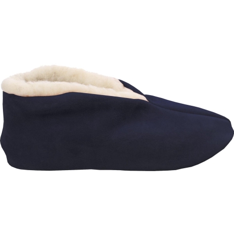Bernardino Spaanse sloffen/pantoffels - voor dames/heren - donkerblauw - suede 45 -