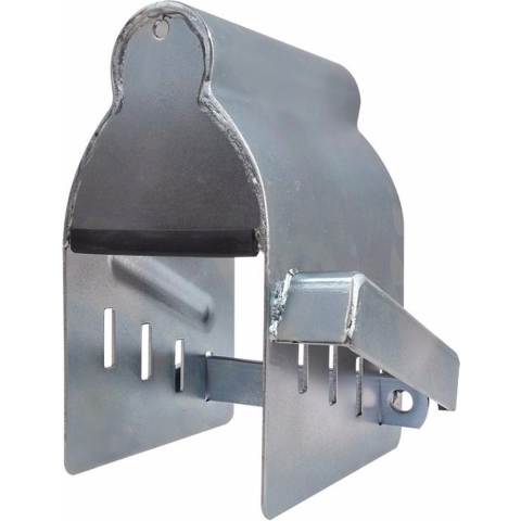 Aanhangerslot tasmodel - verzinkt staal - zilver - Verhinderd aankoppelen -