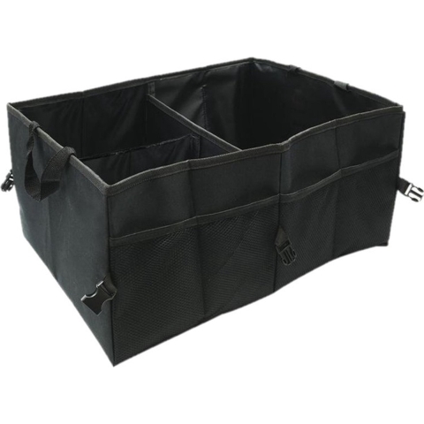 Auto kofferbak organizer tas zwart opvouwbaar 52 x 38 x 26 cm -