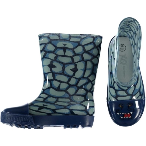 Peuter jongens regenlaarzen met krokodillen print 26 -