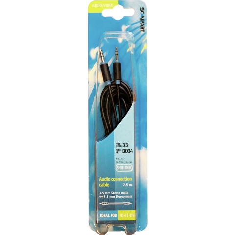 Scanpart Aansluitkabel 3.5 S(m)-(m) 2.5m